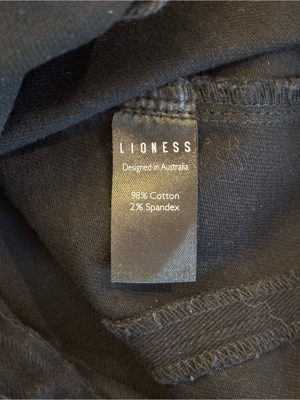 Lioness Black Mini Skirt with Front Slit Detail - Picture 5 of 5